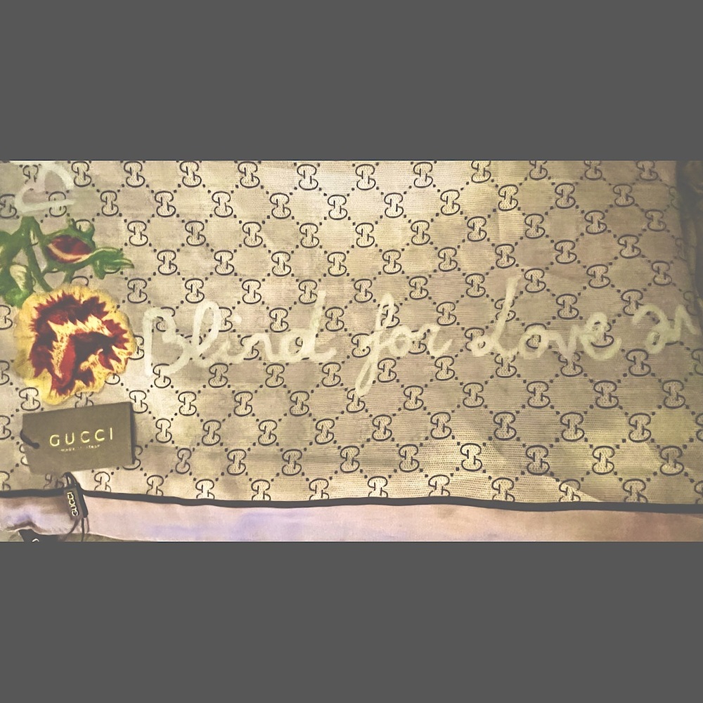 Gucci 100% Silk Wrap/Scarf